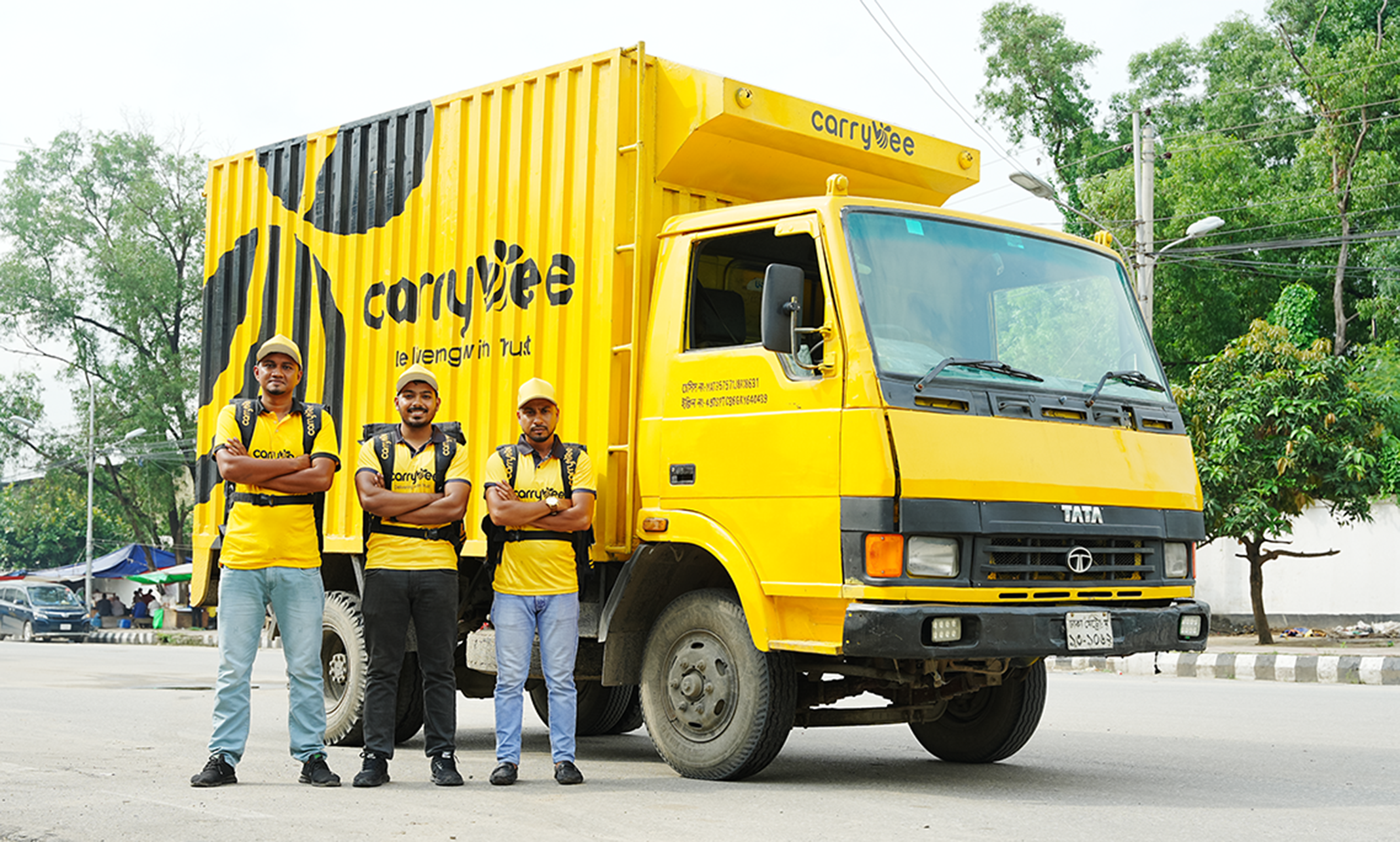 Delivery agent with van